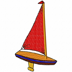 Boats Embroidery Design 11 Boats Embroidery Design 11